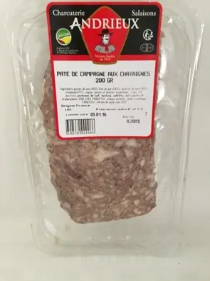 pate aux chataignes 200g