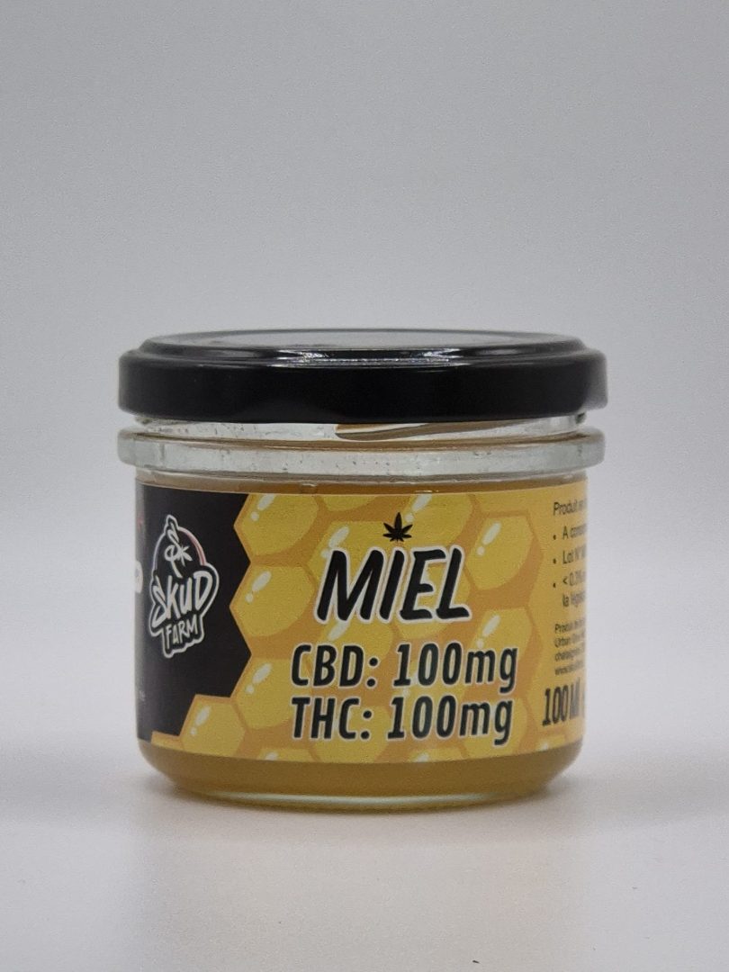 miel infusé aux extraits de fleurs de chanvre 100ml - lot n°mi002