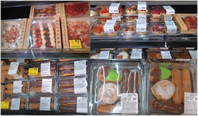 gamme patisseries fraiches fabriquées sur place