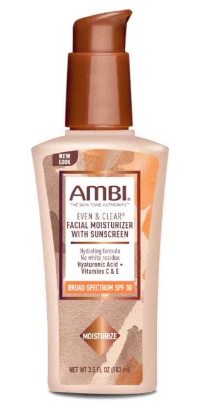 facial moisturizer with sunscreen - sfp 30 even & clear