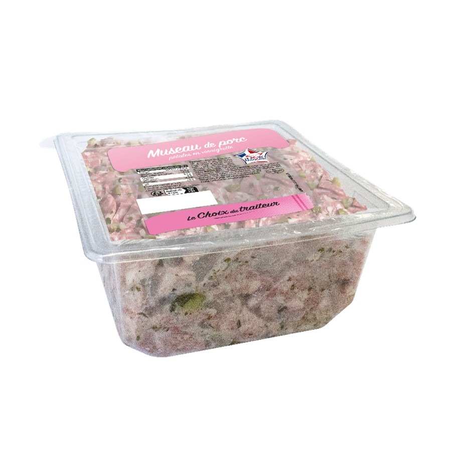 museau de porc pétales vinaigrette 500g