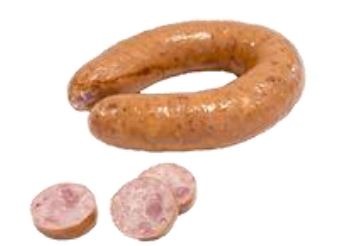 saucisson à l'ail fumé courbe
