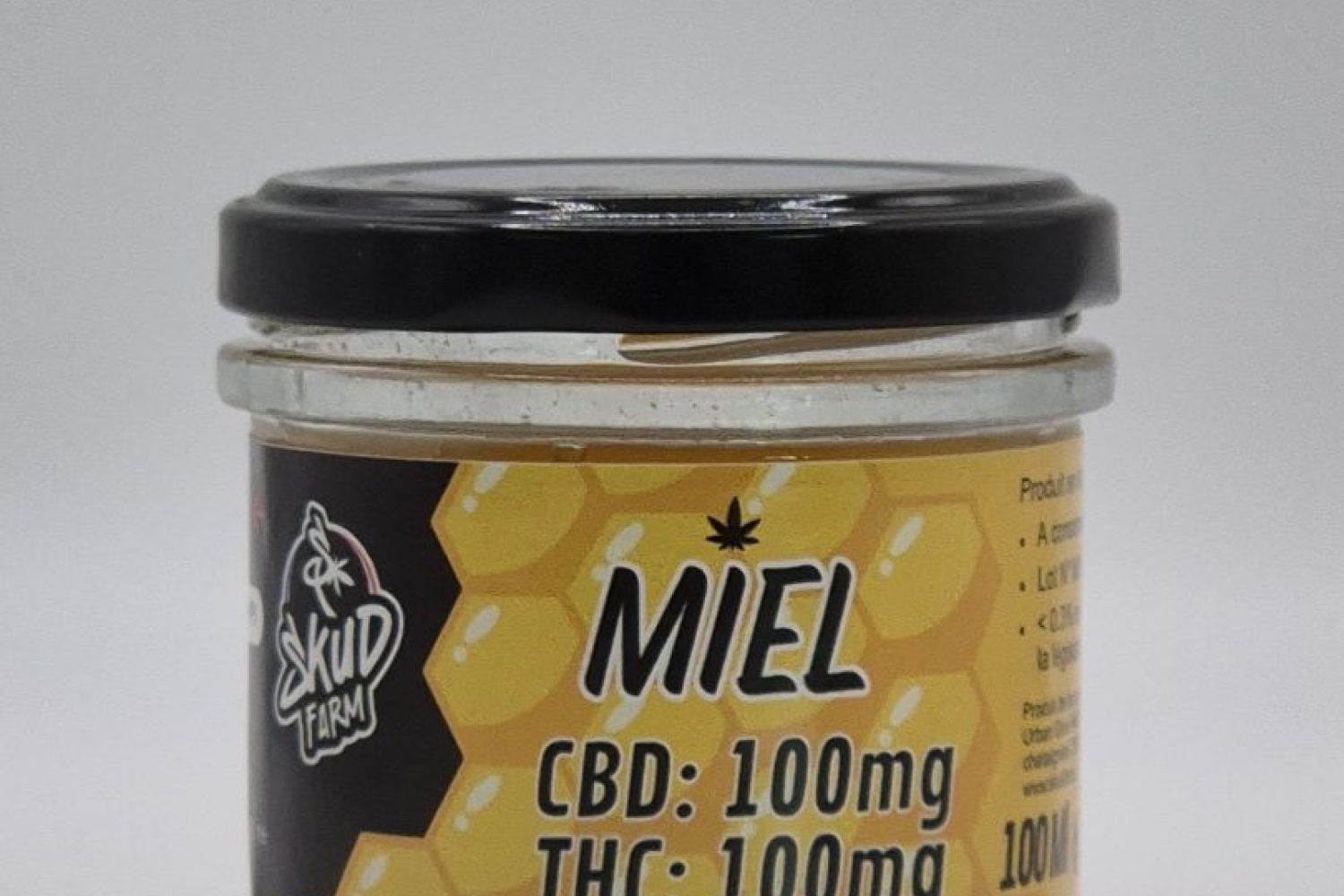 miel infusé aux extraits de fleurs de chanvre 100ml - lot n°mi002