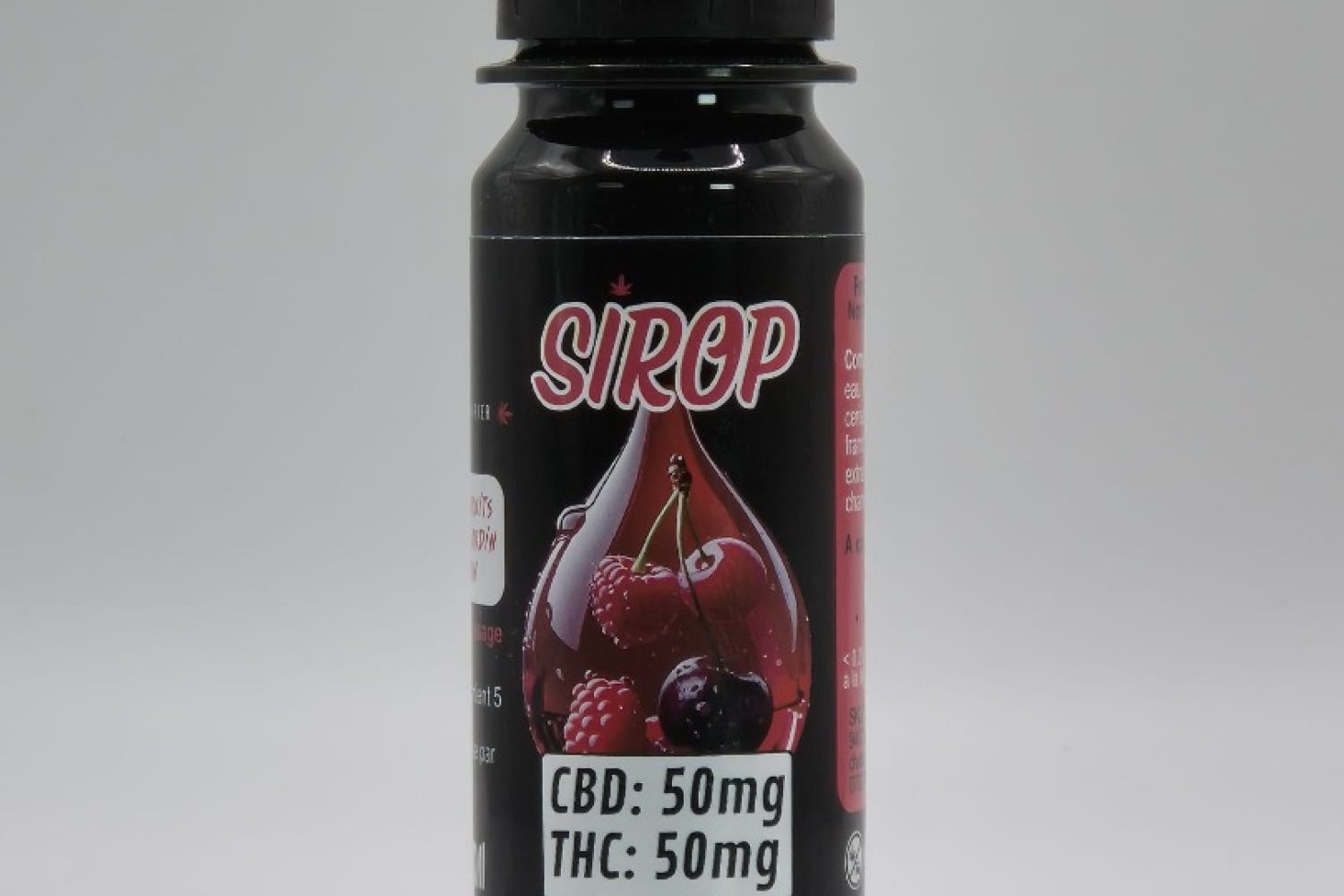 sirop aux fruits rouges du jardin 60 ml - lot n°si002