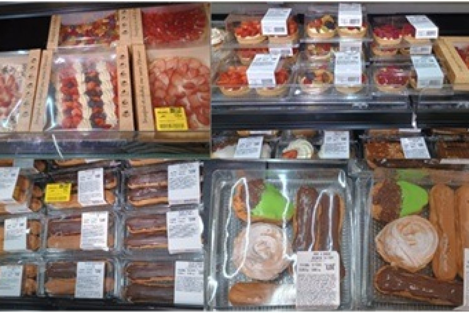 gamme patisseries fraiches fabriquées sur place