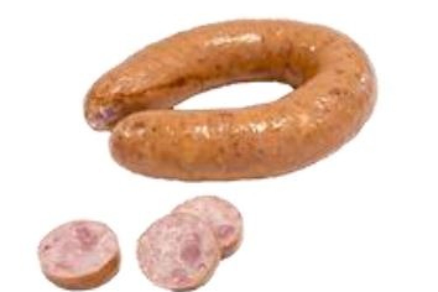 saucisson à l'ail fumé courbe