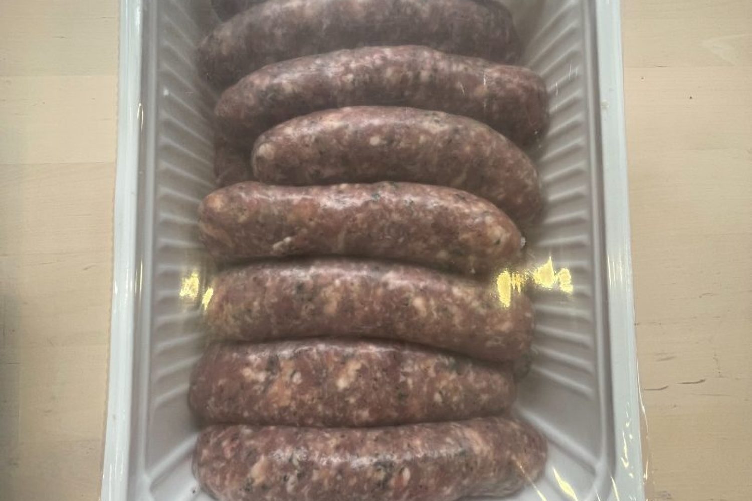 saucisse de toulouse nature