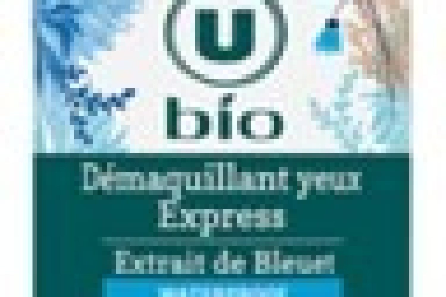 démaquillant yeux express bleuet u bio flacon 150ml