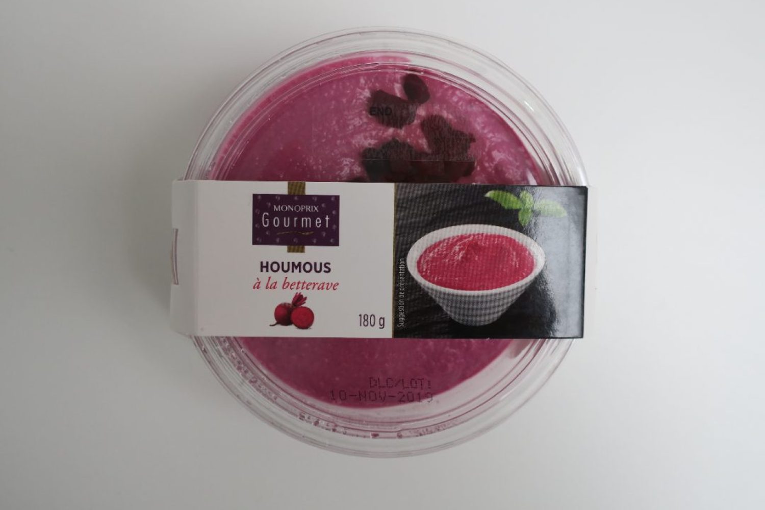 houmous betterave 180g monoprix gourmet
