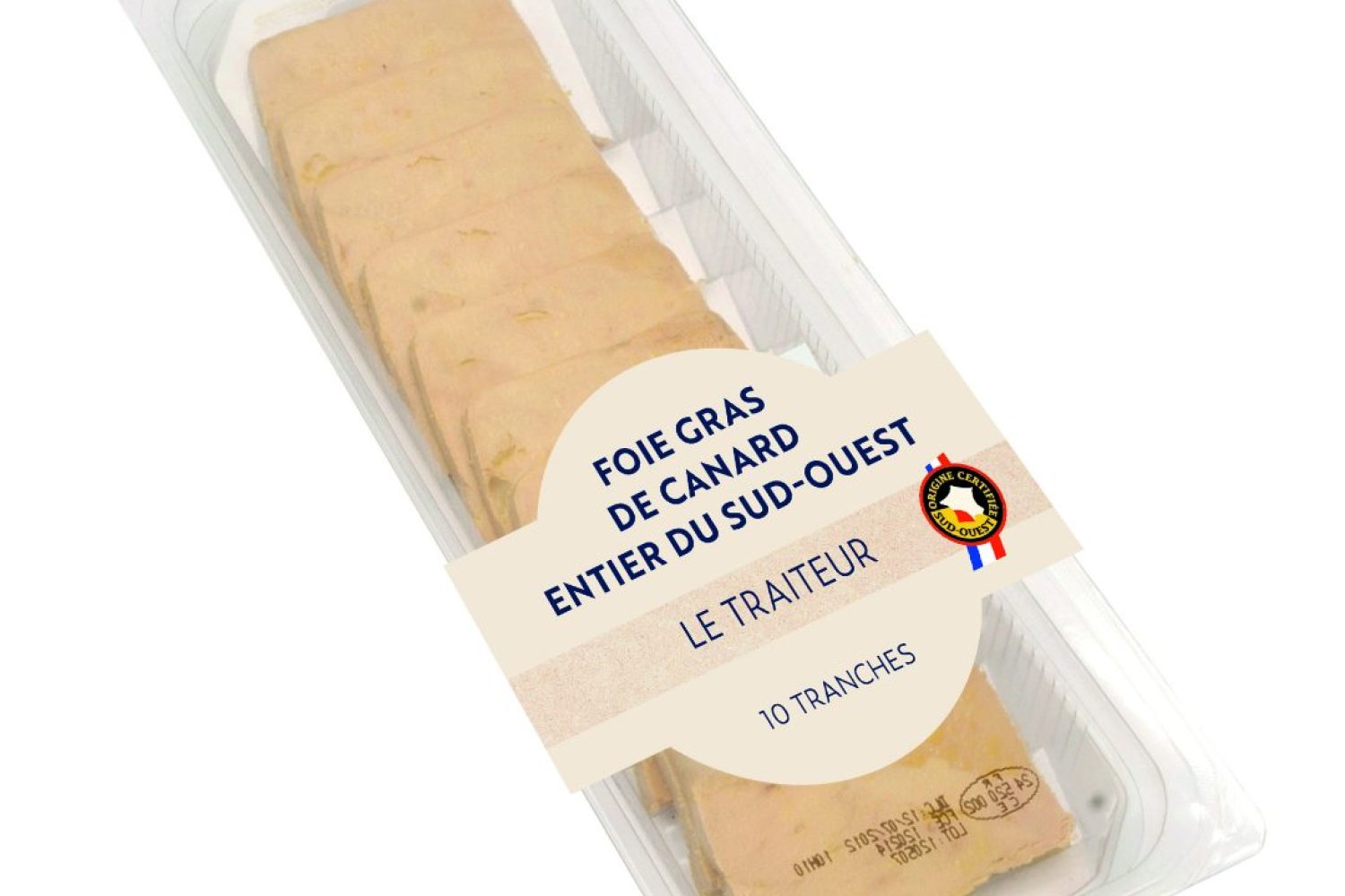 foie gras de canard entier du sud ouest 10 tranches