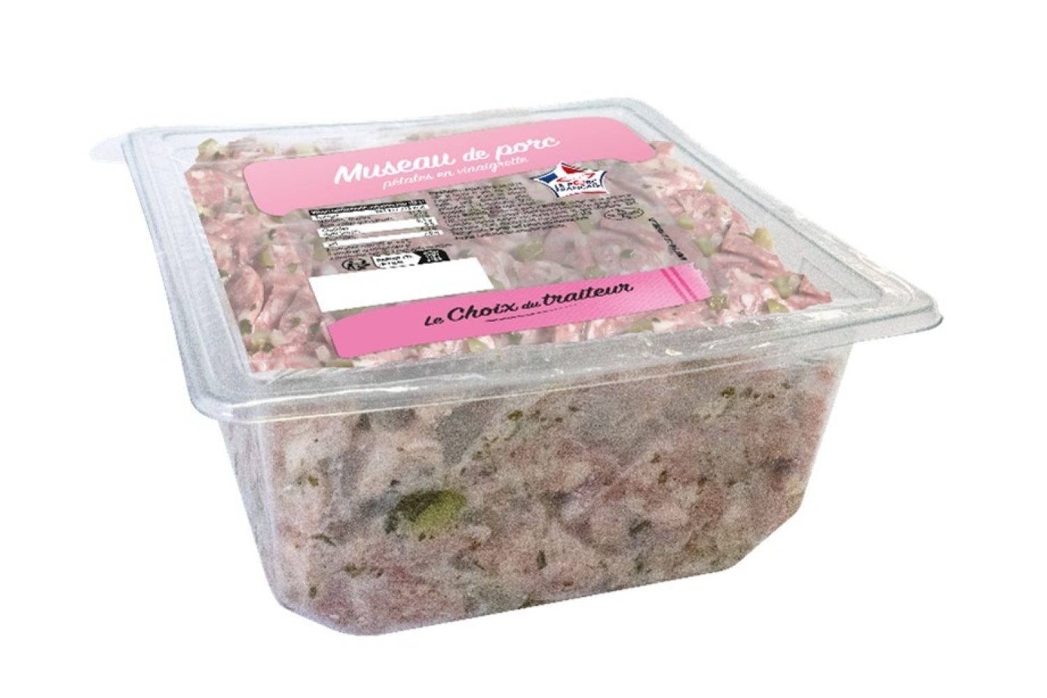 museau de porc pétales vinaigrette 500g